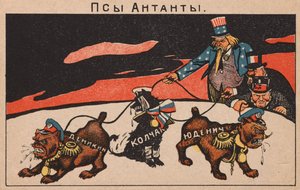 Ententens hundar: Denikin, Kolchak, Yudenich, 1919.