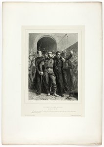 Andakt av det katolska prästerskapet i Rom, 30 april 1849, från Souvenirs d