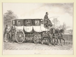Omnibus av Denis-Auguste-Marie Raffet