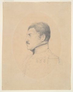 Porträtt av general Pelissier av Denis-Auguste-Marie Raffet