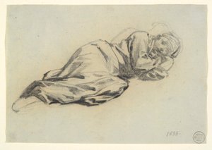 Liggande figur av Denis Auguste Marie Raffet