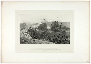 Utgång från den romerska garnisonen... från Souvenirs of Italy: Expedition to Rome av Denis Auguste Marie Raffet