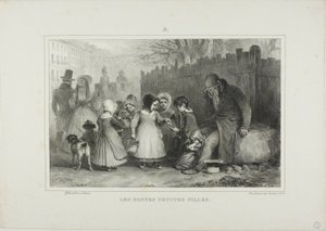 De duktiga små flickorna av Denis Auguste Marie Raffet