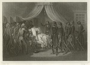 General Hoches död av Denis Auguste Marie Raffet