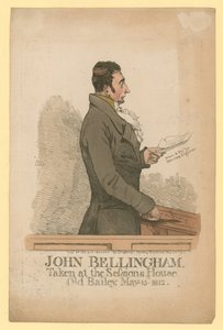 John Bellingham, tagen i Sessions House, Old Bailey, 15 maj 1812
