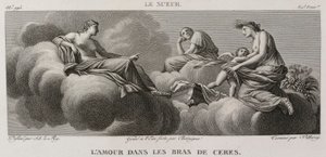 Denis-Sébastien Leroy, Antoine-Claude-François Villerey et Chataigner - Kärlek i Ceres vapen, efter Eustache Le Sueur - 1802-1815 av Denis Sebastien Leroy