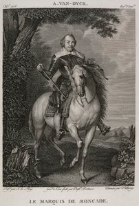 Denis-Sébastien Leroy, Antoine-Claude-François Villerey och Jean Duplessis-Bertaux - Markisen av Moncade, efter Antoine van Dyck - 1802-1815 av Denis Sebastien Leroy
