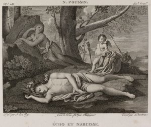 Denis-Sébastien Leroy, Chataigner och Dambrun - Echo och Narcissus, efter Nicolas Poussin - 1802-1815