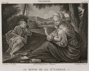 Denis-Sébastien Leroy, Chataigner och Dennel - Resten av den heliga familjen, efter Il Pesarese - 1802-1815