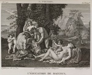 Denis-Sébastien Leroy, Chataigner och Niquet - Bacchus utbildning, efter Nicolas Poussin - 1802-1815