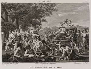 Denis-Sébastien Leroy, Chataigner och Niquet - Floras triumf, efter Nicolas Poussin - 1802-1815 av Denis Sebastien Leroy