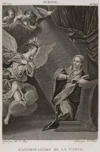 Denis-Sébastien Leroy et Le Villain - Jungfruns bebådelse, efter Francesco Albani - 1802-1815
