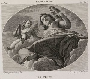 Denis-Sébastien Leroy et Le Villain - Jorden, efter Ludovico Carracci - 1802-1815 av Denis Sebastien Leroy