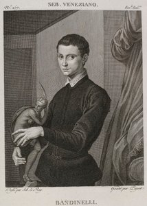Denis-Sébastien Leroy et Pigeot - Bandinelli, tidigare tillskriven Sebastiano del Piombo, nu tillskriven Bronzino - 1802-1815 av Denis Sebastien Leroy