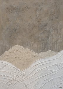 Ett bergslandskap med varierande relief