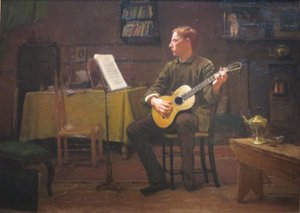 En bohem av Dennis Miller Bunker, 1885 av Dennis Miller Bunker