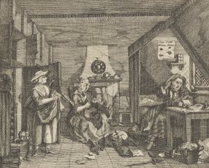 Den nödställda poeten, ca. 1800.