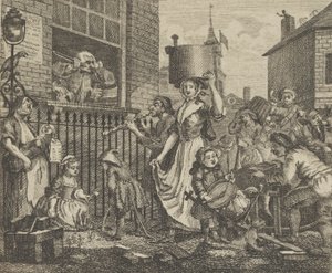 Den upprörda musikern, ca. 1800.