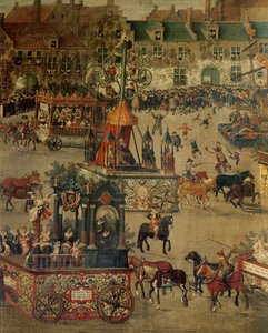 Ommeganck i Bryssel den 31 maj 1615: detalj av Isabellas triumf