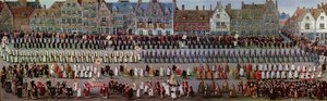 Ommegang i Bryssel den 31 maj 1615: Notre Dame de Sablon procession