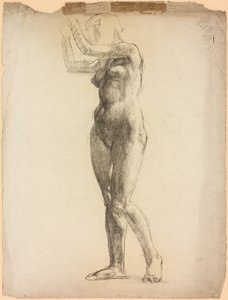 En studie av en kvinnofigur av Derwent Lees