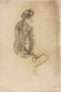 En studie av en kvinnofigur av Derwent Lees