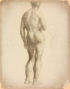 En studie av en manlig figur av Derwent Lees