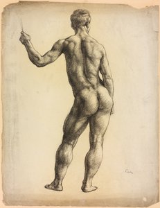 En studie av en manlig figur av Derwent Lees