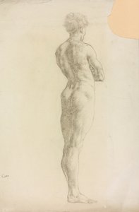 En studie av en manlig figur av Derwent Lees