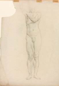 En studie av en manlig figur av Derwent Lees