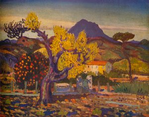 Päronträd i blom, 1913 1932