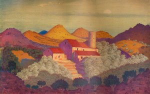 Solnedgång nära Collioure, c20-talet