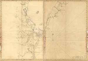 (New Englands kust från Cape Elizabeth, Me. till Newburyport, Mass. LOC 77693969 av Joseph F. W. Des Barres