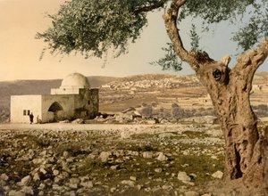 Rakels grav, Jerusalem, Heliga landet, c.1890-c.1900 (fotokromtryck)