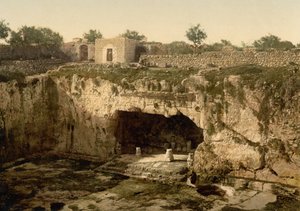 Kungarnas gravar, Jerusalem, Heliga landet, c.1890-c.1900 (fotokromtryck)