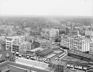 Detroit, Michigan, ca 1908 (s/v foto) av Detroit Publishing Co.