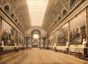 Gallery of Battles, Versailles, ca 1890-1900 (fotokrom) av Detroit Publishing Co.