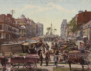Jacques Cartier Square, Montreal, 1901 av Detroit Publishing Co.