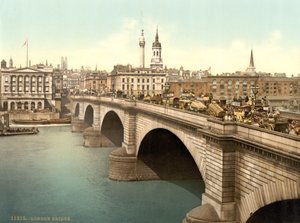 London Bridge, ca 1890-1900 av Detroit Publishing Co.