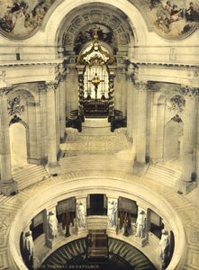 Napoleons grav, Les Invalides, Paris, Frankrike, ca 1900