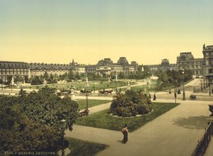 Louvren, Paris, ca 1890-1900 av Detroit Publishing Co.