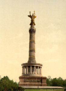 Triumfspalten, Berlin, Tyskland, ca 1900 av Detroit Publishing Co.