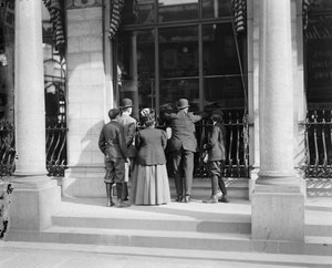 Titta på Heralds pressar, Herald Building, New York, N.Y., ca 1900-10 av Detroit Publishing Co.