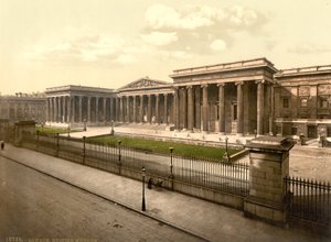 British Museum, London, ca 1890-1900 (fotokrom) av Detroit Publishing Co.