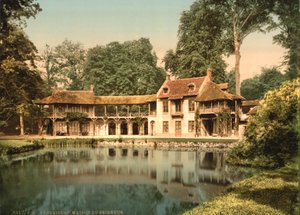Petit Trianon Park, House of the Lord, Versailles, ca 1890-1900 (fotokrom)