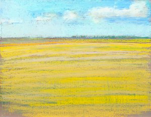 In Our Valley, 2023 (pastell på papper)