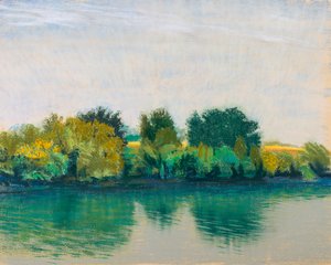 Quiet River, 2017 (pastell på papper)