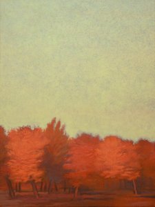 Red Orchard-ii, 2008 (pastell på papper)