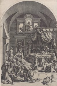 Johannes Döparens födelse, 1555-88.