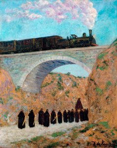 Långfredagen i Kastilien, 1904 av Diario or Dario de Regoyos y Valdes